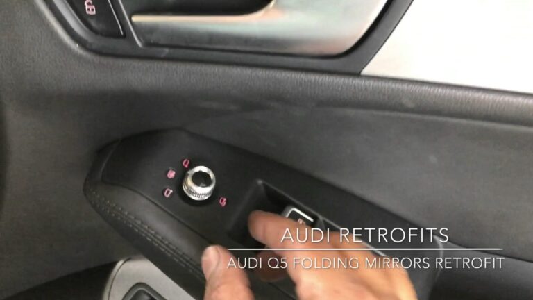 Audi Q5 Mirrors Not Folding When Locking