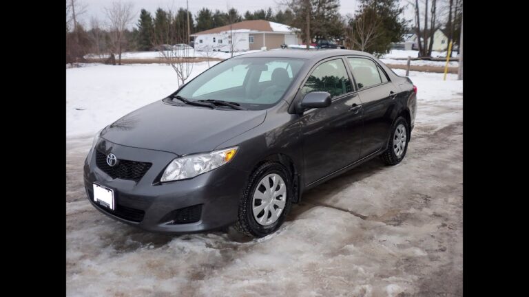 How Much Oil Does a 2010 Toyota Corolla Take